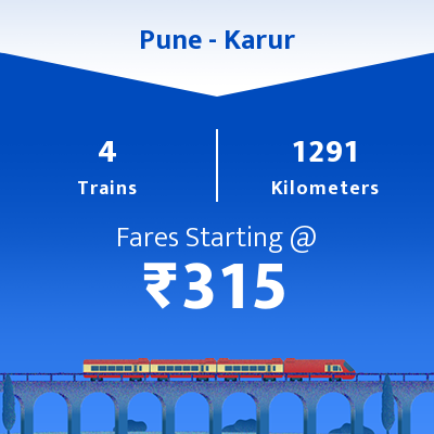 Pune To Karur Trains